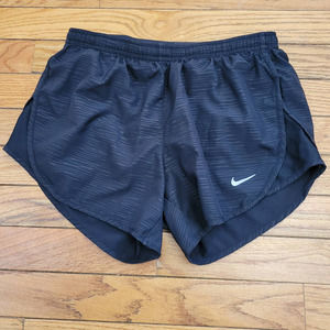 Nike Dri Fit Black Running Short with Drawstring Waist